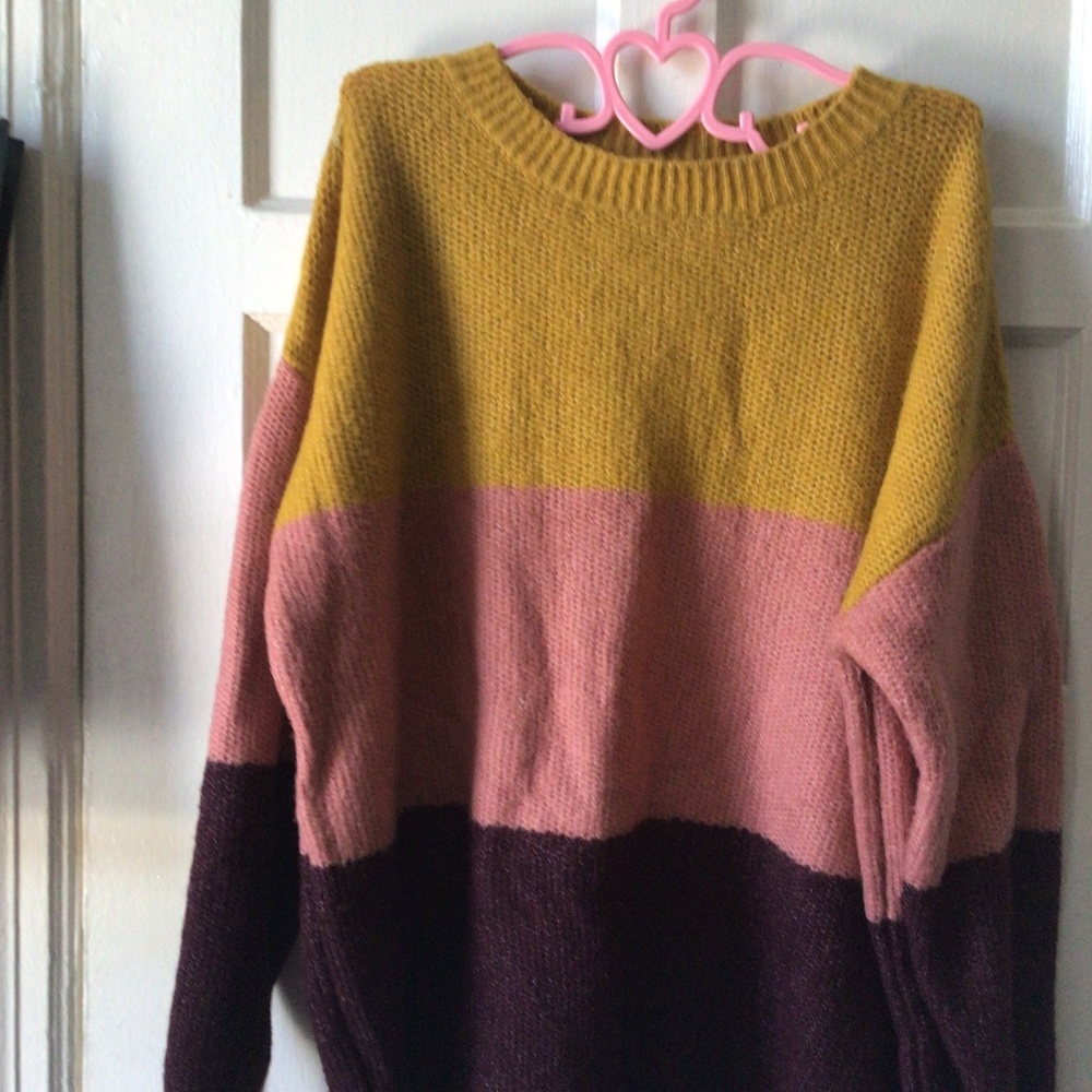 Colorblock sweater